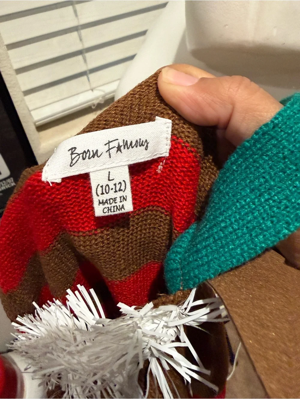 Festive Reindeer Knit Romper